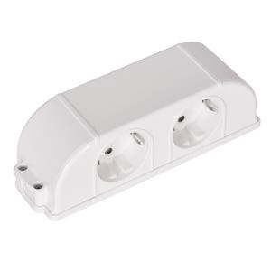 현대일렉트릭 방수방진 노출 3구 콘센트