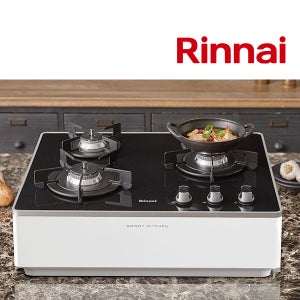 전국설치 3구 높은 화이트 프리 스탠드형 가스렌지 가스쿡탑 가스레인지 외함포함 RBR-P3500 전기코드식 블랙