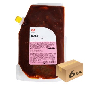 1박스) 소스공방 냉장 불닭소스 2kg x 6개입
