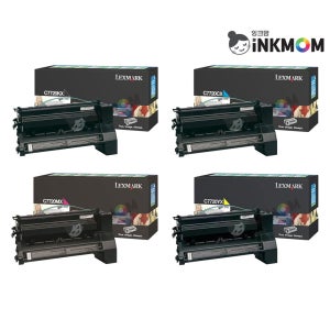 렉스마크 C7720KX C7720CX C7720MX C7720YX 정품토너 4색 SET