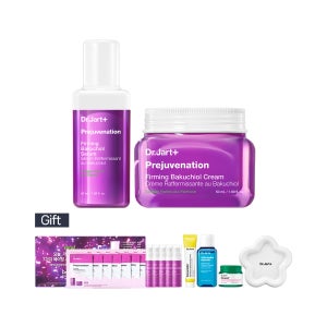 [동안탄력시너지세트] 프리쥬비네이션 퍼밍 바쿠치올 크림50ml&세럼50ml (+단독증정)