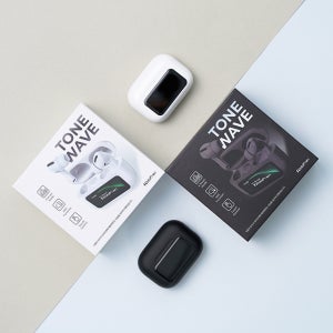 무선이어폰 톤웨이브 스크린터치 블루투스이어폰 5뮤직모드 ANC+ENC노이즈캔슬링 5.4 MFB-T5000