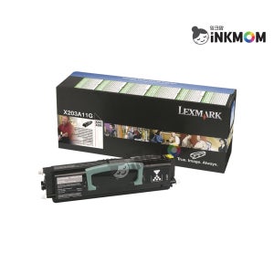 렉스마크 X203A11G 검정 정품토너 X203 X203N X204 X204N