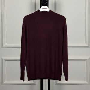 지이크 파렌하이트 모크넥 24FW 남자 반폴라 니트 캐시미어 실크 블렌디드