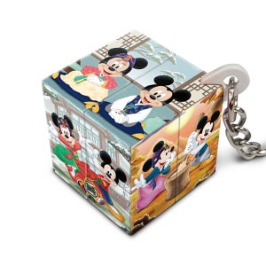 2x2 한국의 미키와 미니 큐브 퍼즐 디즈니 키링