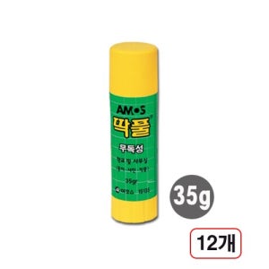 아모스 딱풀 35g, 12개입