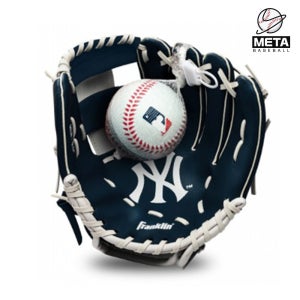 프랭클린 유소년 MLB 뉴욕양키스 내야 글러브 9.5인치 네이비 76099F10