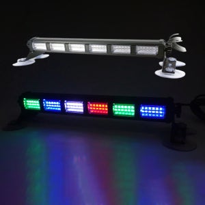 자동차 화물차 LED바라이트 6구 무지개 싱글 스위치 시거잭연결 네오픽셀RGB