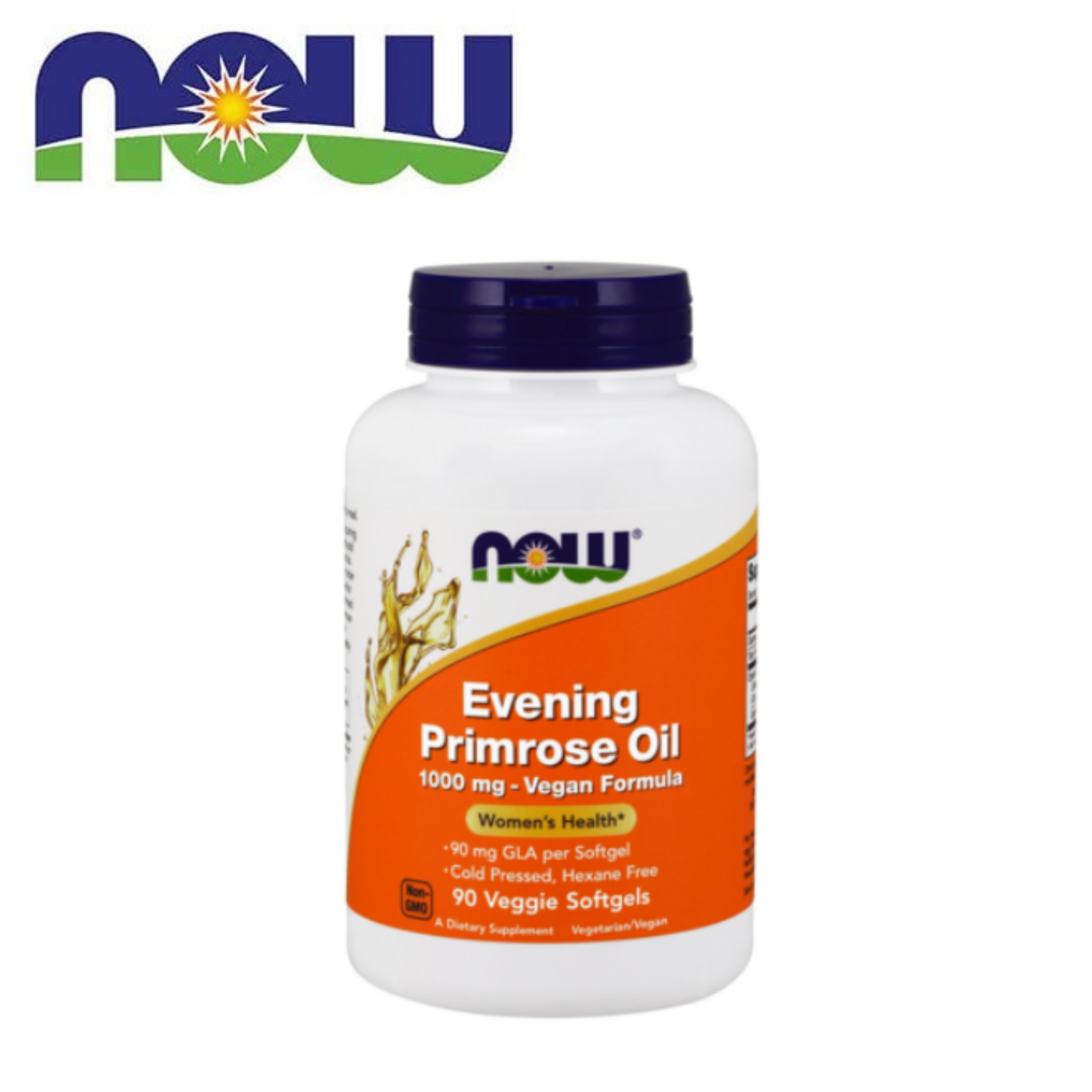 나우푸드 <b>이브닝 프림 로즈 오일 1000mg</b> 90정 Evening Primrose Oil