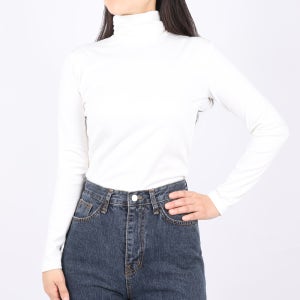 여성 목티 반폴라티 기모 이너 스판 목폴라티
