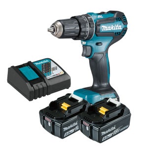 마끼다 해머드릴 충전함마드릴 드라이버 햄머 배터리2개 18V 5.0Ah DHP485RTE