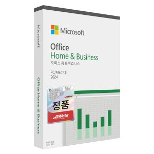 마이크로소프트 MS오피스 OFFICE 2024 Home & Business PKC 한글 패키지