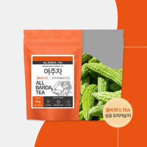 [All Barda,TEA] 올바르다,티 국내산 100% 여주차 여주티백 생분해 삼각티백 50개입 여주차티백 혈당티백