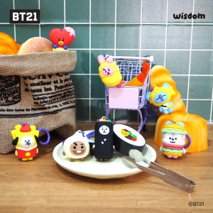 BT21 K-FOOD 피규어 키링