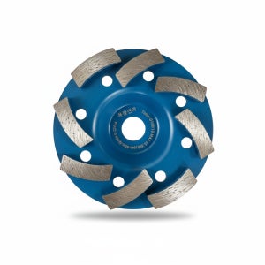 다이아몬드컵 100mm 평컵 그라인더날 대리석 석재 콘크리트 연마 연삭 면갈이 평탄작업