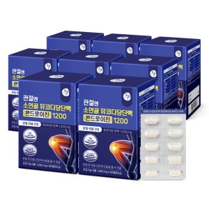 올바른 관절엔 소연골 뮤코다당단백 콘드로이친 1200 60정, 8개