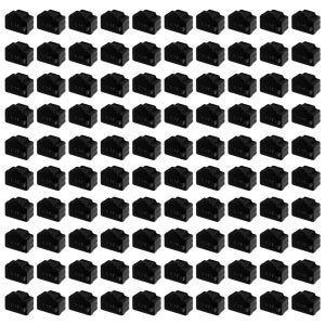 FORT LEE 스탠다드 RJ45 먼지마개 랜포트 보호 커버 100개 블랙