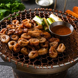 고기집념 돼지막창 불막창 300g 캠핑 구이용막창 곱창 구이 술안주