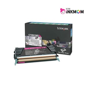 렉스마크 C736H1MG 빨강 정품토너 C736DN X734DE X736DE X738DE