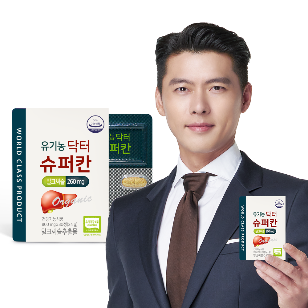 유기농 닥터슈퍼칸 밀크씨슬 실리마린 30정, 1개