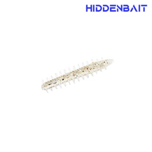 히든베이트 사오 볼락루어 아징웜 볼락낚시 소프트베이트 001 CLEAR, 4.5cm