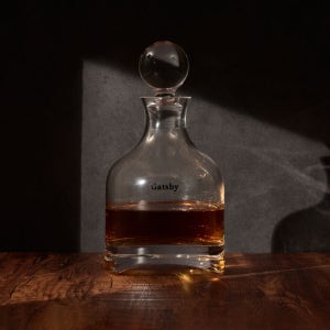 개츠비 위스키 와인 디켄터 1000ml 대용량 디켄팅과 스모킹을 위한 크리스탈