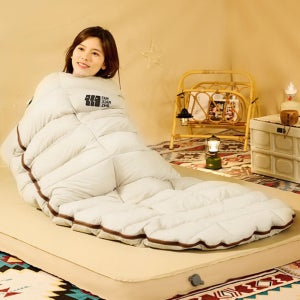 캠핑 침낭 동계 겨울 백패킹 차박 오리털 캠핑이불 1인용