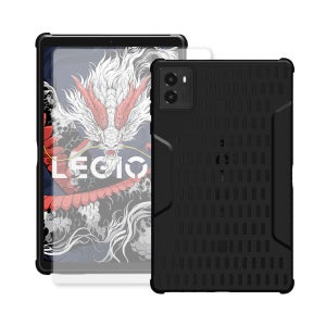 레노버Y700 케이스 TPU 강화유리 세트 블랙, Y700 3세대
