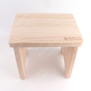 봄비 순수편백나무 의자