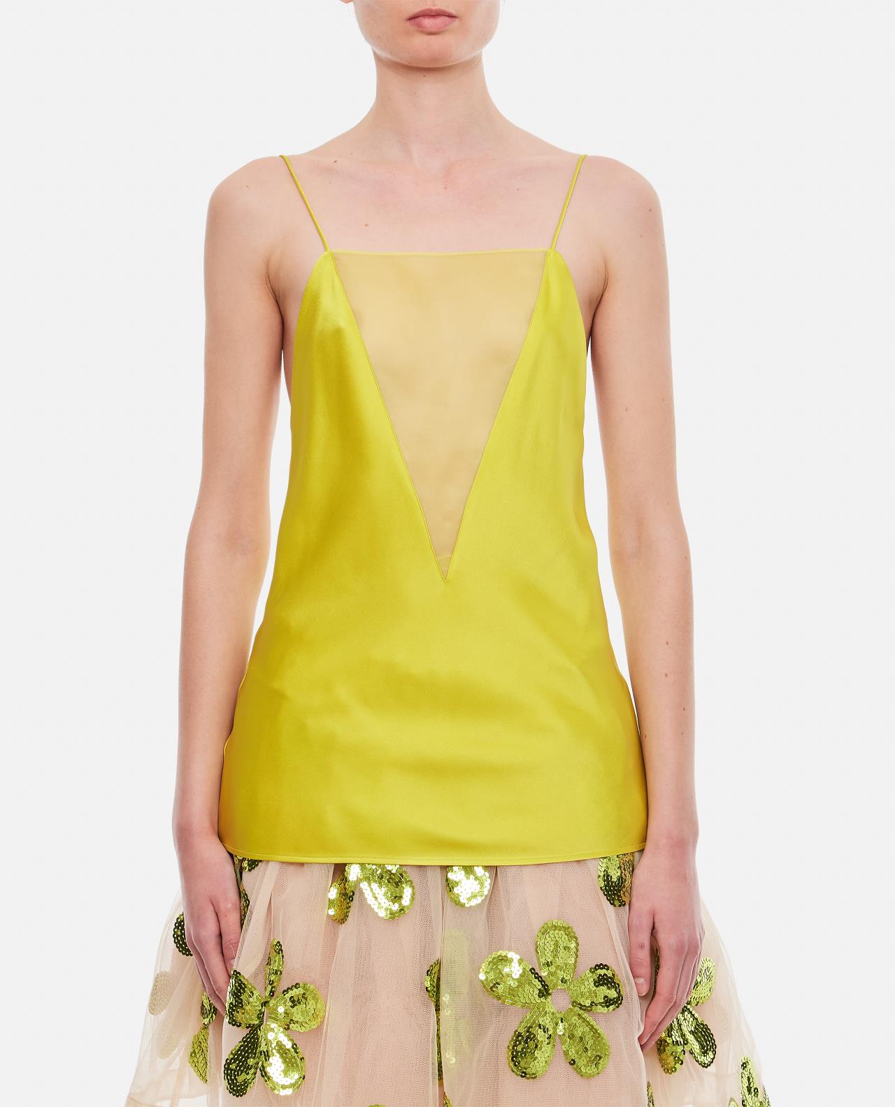 Stella McCartney 더블 샤틴 <b>탑</b> 2880242