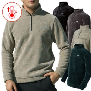 MOLEX 겨울 에디션 밍크 융기모 집업 등산 티셔츠 아웃도어 작업복 방한복 골덴 373