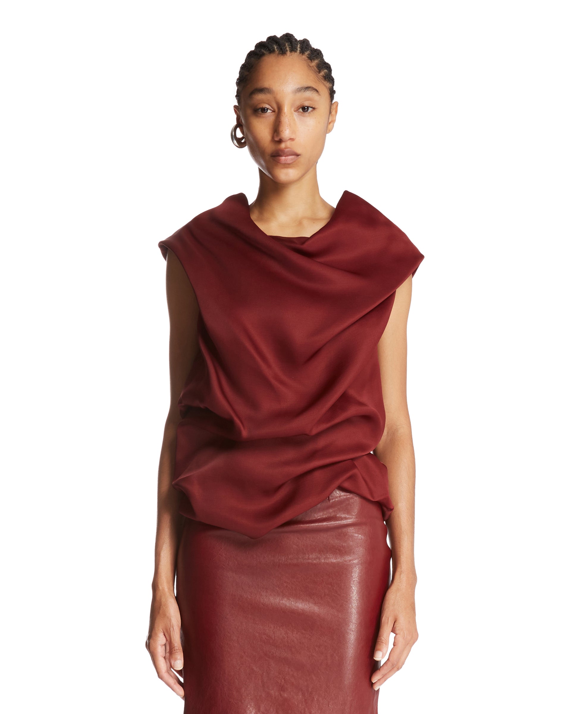 KHAITE 버건디 Luola <b>탑</b> 9897403646244