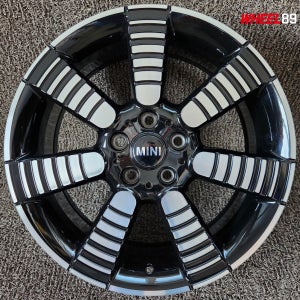 미니 쿠퍼S 휠 18인치 컨버터블 블랙 폴리시 PCD 112mm, 최신형 미니 쿠퍼 클럽맨