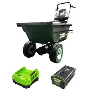 그린웍스 가든카트 80V 전동수레 전동리어카 핸드카트 본체+8Ah배터리+충전기