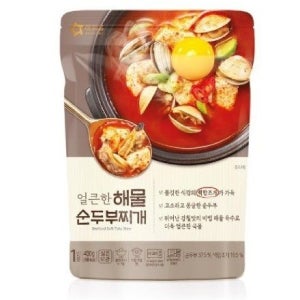 아워홈 얼큰한 해물 순두부찌개 400g