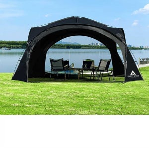 야외 텐트 대형 돔쉘터 돔텐트 그늘막 리빙쉘 텐트 베이지 돔 텐트