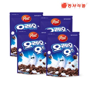 [슈퍼적립 10% 추가] 포스트 오레오오즈 500g 4개 초코 시리얼