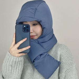 패딩 바라클라바 겨울 넥워머 방한용품 후드 스키 목토시 방한 남자 여성 알래스카워머