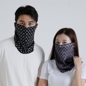 귀걸이형 남녀 목 토시 버프 목 난로 스카프 겨울 방한용품 넥워머 2개