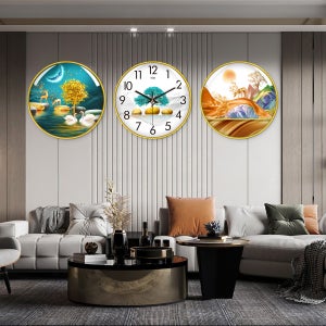 고급벽시계 시계 벽시계 거실 대창의 패션 경청 무음시계 배경벽 레스토랑 인테리어 호텔 쿼츠 원형 002000
