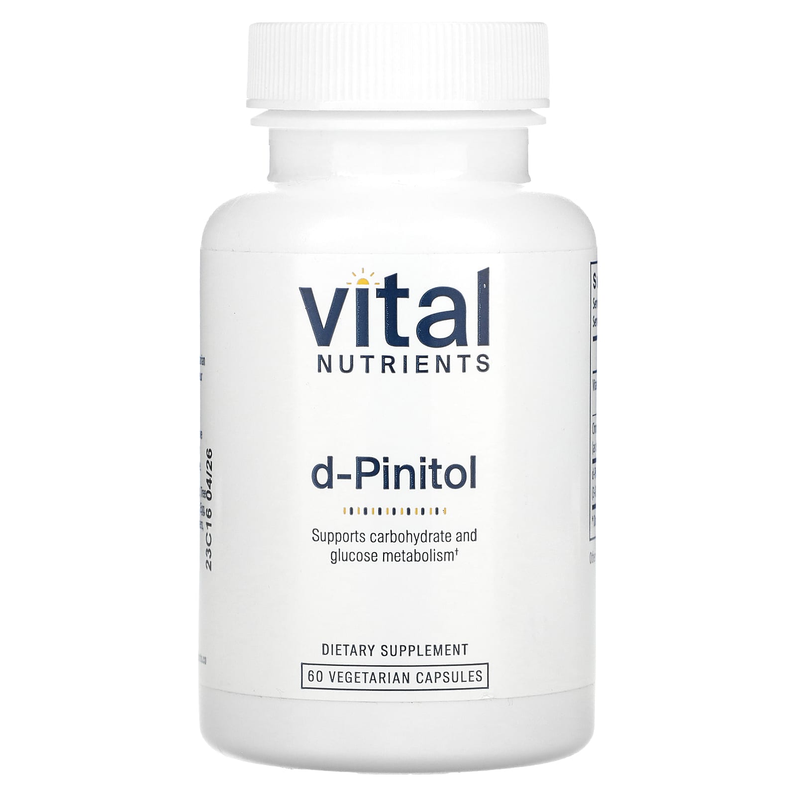 Vital Nutrients d-피니톨 베지 캡슐 60정