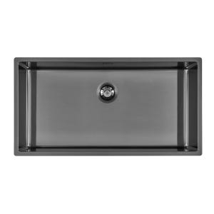 포스터 싱크 볼 Sink Skin Gun Metal 4458 846 사각 씽크 수입 이태리