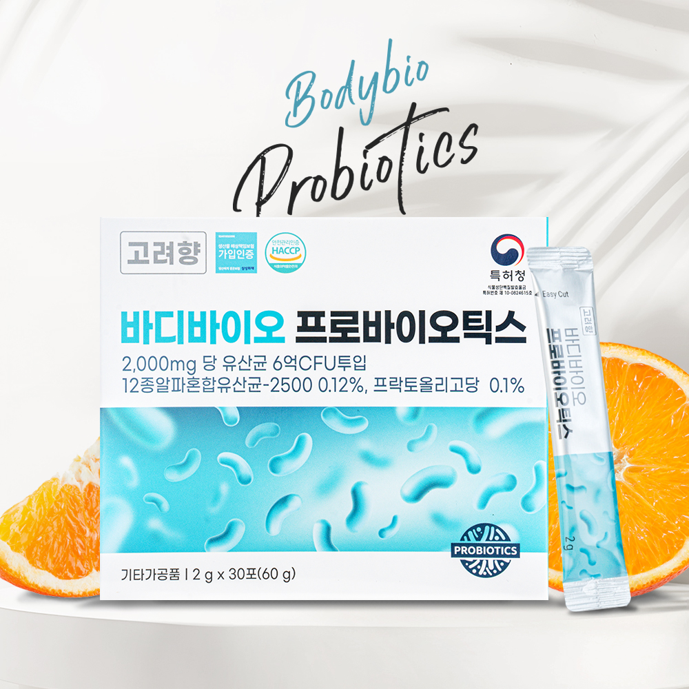 고려향 <b>바디바이오</b> 프로<b>바이오</b>틱스 유산균 60g