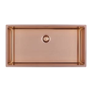 포스터 싱크 볼 Sink Skin Copper 4458 848 사각 씽크 수입 이태리