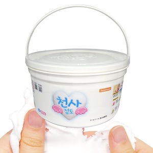 도너랜드 천사점토 350g 벌크 리필 화이트 흰색 클레이 찰흙 지점토 만들기놀이 부자재료 미술준비물
