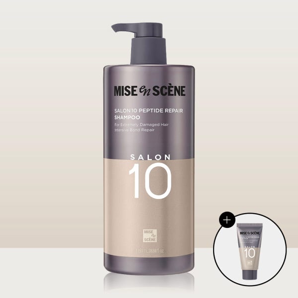 아모레퍼시픽몰 헤어바디 미쟝센 살롱10 펩타이드 리페어 단백질 대용량 샴푸 1150ml