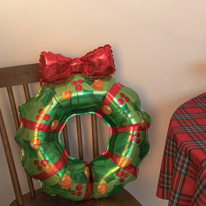 크리스마스 리스 풍선 홈 파티 용품 장식 데코 소품