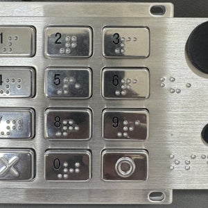 한국 점자키보드 / 점자키패드(12키) (이어폰 볼륨조절기 미포함)