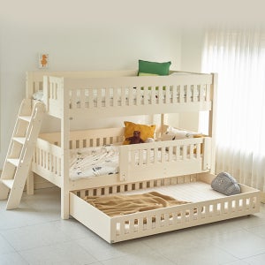 베네키즈 토디 원목 분리형 3층침대 맞춤제작 / 다자녀 / 삼층 / 3인용 / 3단