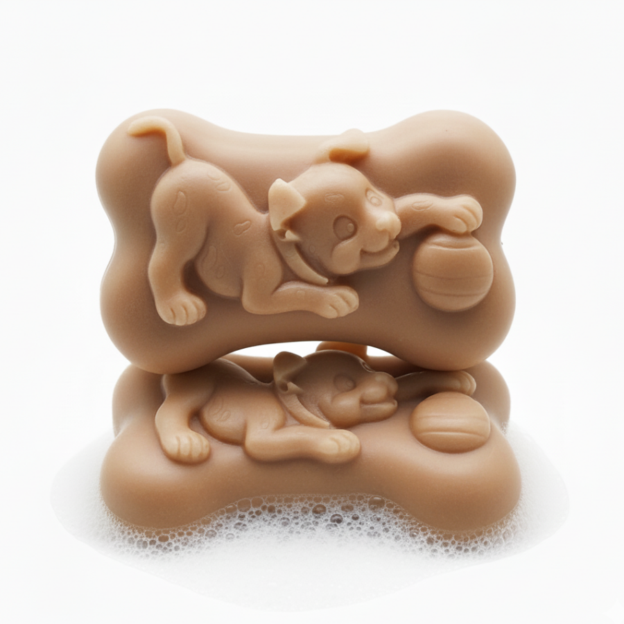 하개랩 수제 강아지 발비누 발사탕 발세정제 천연 샴푸 어성초, 70g, 1개
